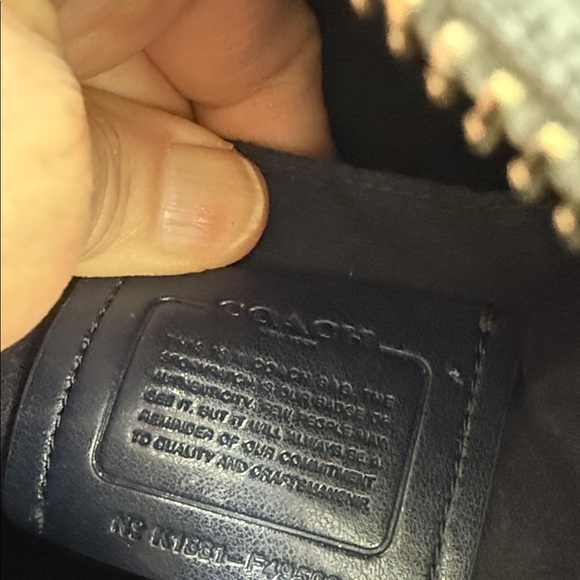 Coach ZOE 2018 Light Blue Leather Satchel with hangtag - Picture 4 of 17